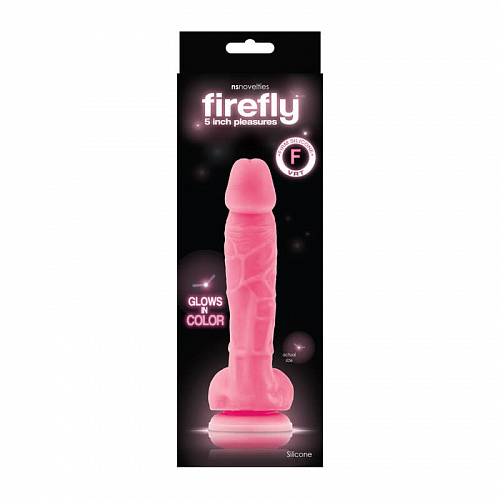 Анальный фаллоимитатор Firefly 17 см, розовый