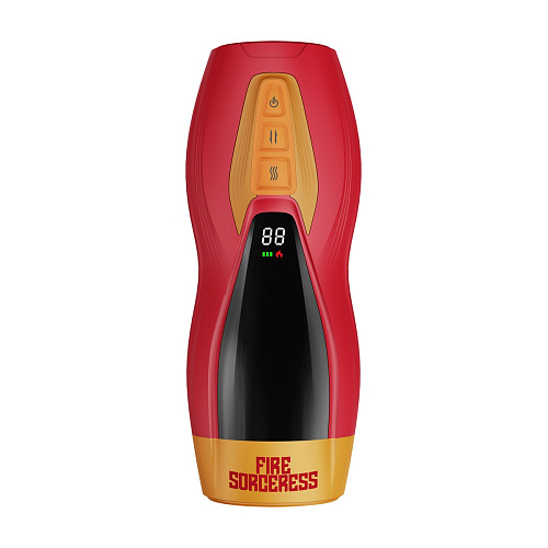 Интерактивный мастурбатор Fire Sorceress Solara вибрация, движение, подогрев