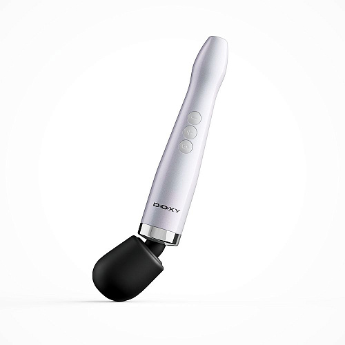 Мощный беспроводной вибромассажер Doxy Die Cast Max Cordless, белый