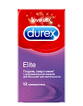 Тонкие презервативы Durex Elite с дополнительной смазкой 12 шт