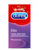 Тонкие презервативы Durex Elite с дополнительной смазкой (12 шт)