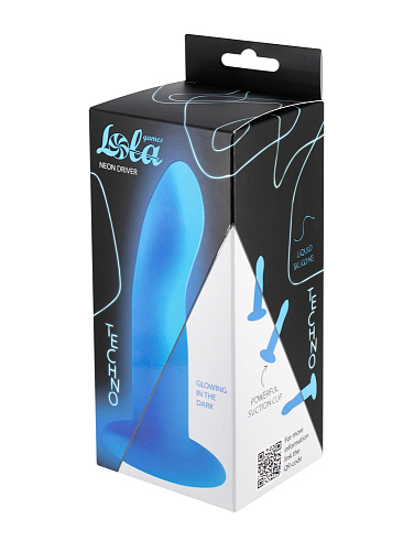 Светящийся дилдо Techno Neon Driver