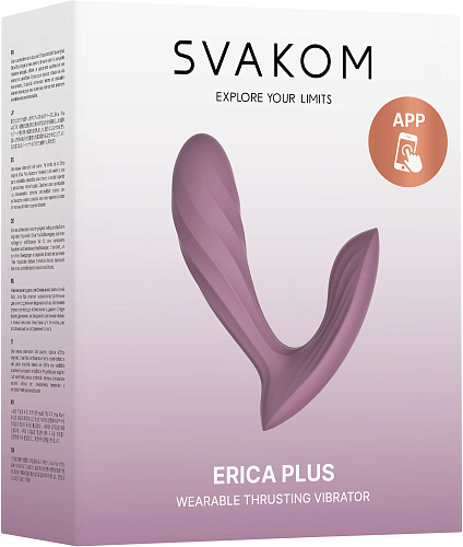 Интерактивный вибростимулятор Svakom Erica Plus, фиолетовый