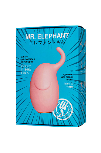 Мини-вибратор для клитора Штучки-Дрючки Mr. Elephant, розовый