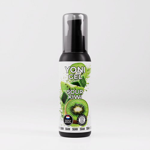 Оральный лубрикант SGAN Yoni Gel Кислый киви, 100 мл