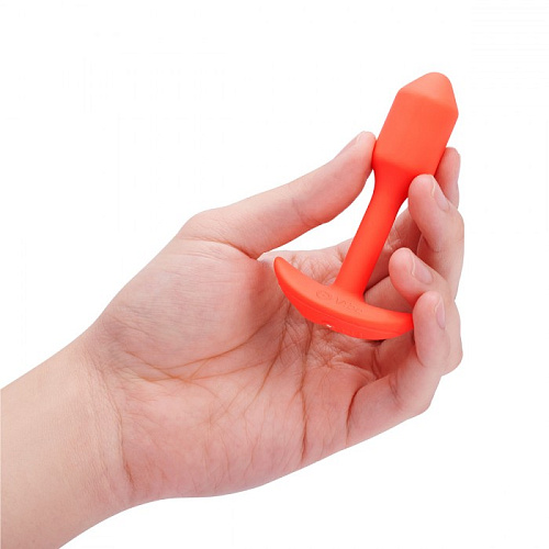 Вибростимулятор b-Vibe Snug Plug 1, оранжевый