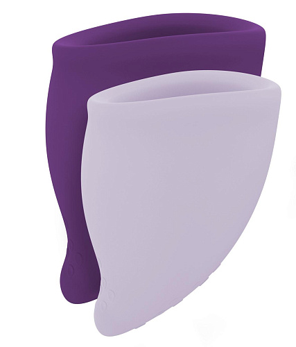 Комплект менструальных чаш Fun Cup Explore Kit, фиолетовый