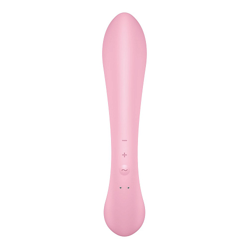 Вибратор-кролик 2-в-1 Satisfyer Triple Oh, розовый