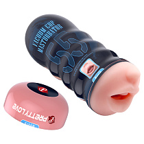 Мастурбатор-ротик в тубе Vacuum Cup Masturbator Mouth