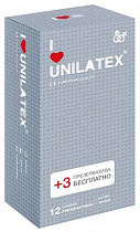 Рельефные презервативы Unilatex Dotted 12 шт