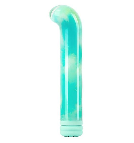 Стеклянный мини-вибратор BeYourLover Magic Cane, зеленый