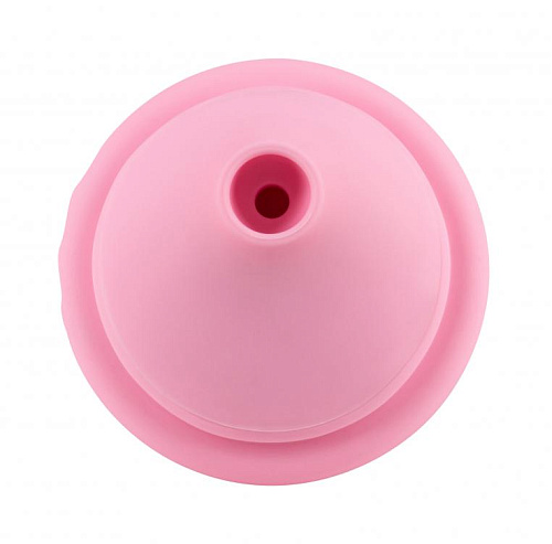 Вакуумный стимулятор клитора с вибрацией Lola Games Magic Cupcake, розовый