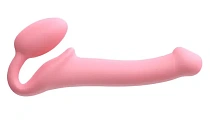 Гибкий страпон Strap-on-me Semi-Realiste BENDABLE ROSE, M