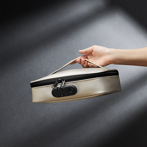 Сумочка для хранения секс-игрушек Dorcel Discreet Box, золотая