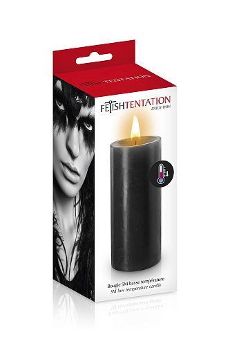 БДСМ-свеча Fetish Tentation, черная
