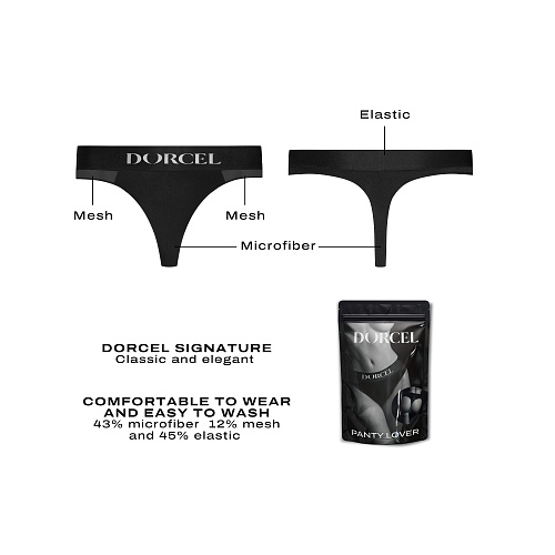 Трусики для ношения секс-игрушек Dorcel Panty Lover,&nbsp;XL