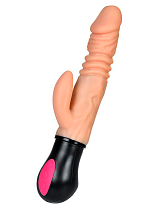 Реалистичный вибратор с подогревом и движением A-Toys Hot Shot