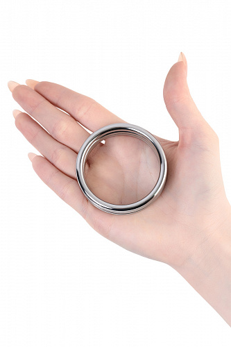 Металлическое кольцо на пенис Toyfa Metal 5 см