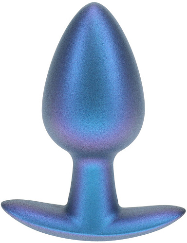 Силиконовая анальная пробка Shots, M, синяя