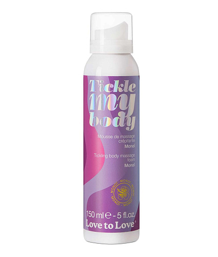 Хрустящая массажная пенка Love to Love Tickle My Body Маракуйя, 150 мл
