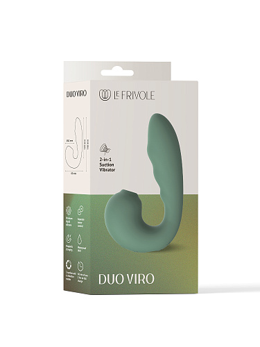 Вакуумный стимулятор с вибратором Duo Viro