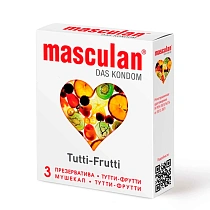 Презервативы ароматизированные Masculan Ultra Type 1 Tutti&Frutti 3 шт