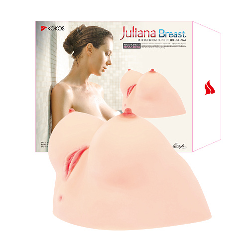 Реалистичный мастурбатор-грудь с&nbsp;вагиной Kokos Juliana Breast