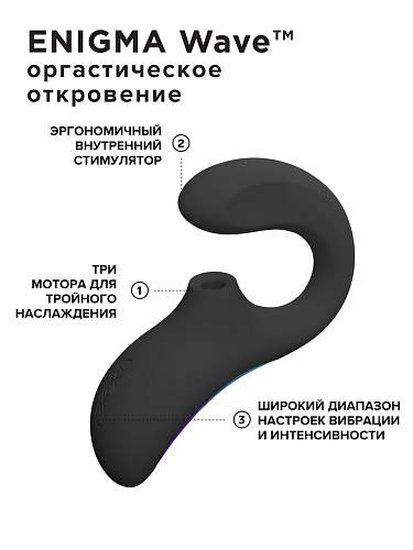 Вакуумный звуковой стимулятор тройного действия LELO Enigma Wave