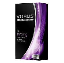 Презервативы повышенной прочности VITALIS Strong, 12 шт