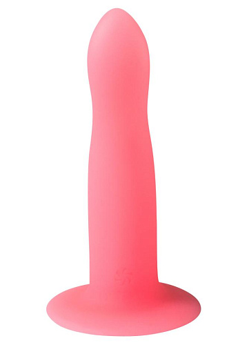 Гибкий светящийся дилдо Techno Moon Beam