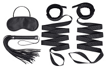 БДСМ-набор Bondage Bed Strap & Flogger Kit