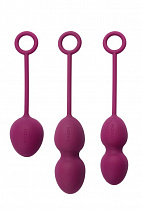 Набор вагинальных шариков со смещенным центром тяжести Nova Ball, фиолетовый