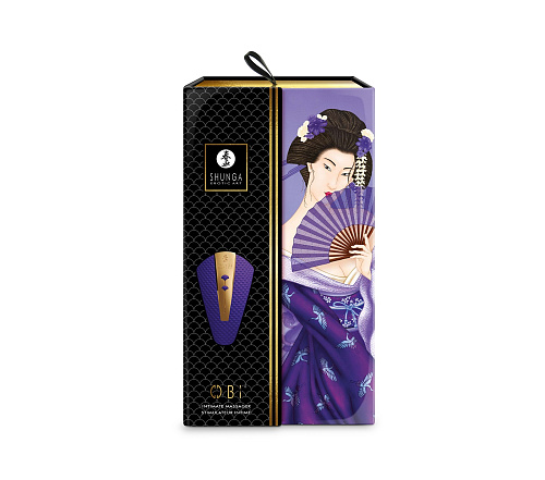 Вибратор для клитора Shunga Obi, фиолетовый