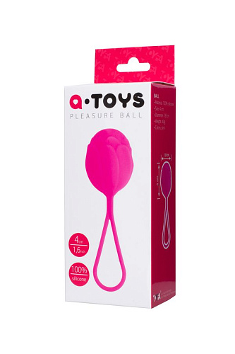 Вагинальный шарик со смещенным центром тяжести A-Toys Rosi, диам. 3.5 см