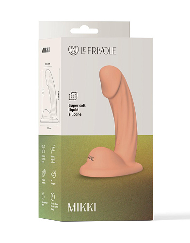 Реалистичный вибратор Mikki с двойной стимуляцией