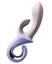 Вибратор-кролик nejno Zayka, бежево-лавандовый