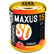 Презервативы с формой факела Maxus SO Sensual, 15 шт