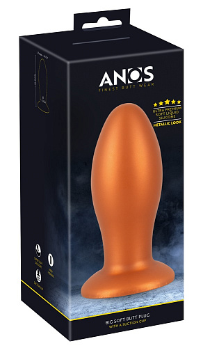 Большая и мягкая анальная втулка Orion Anos Big Soft Butt Plug, диам. 6.4 см