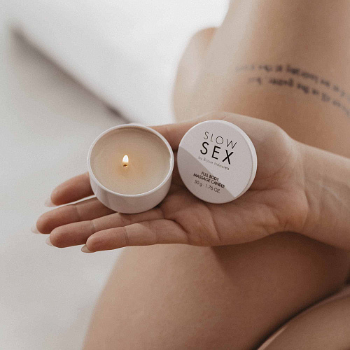 Массажная свеча Bijoux Indiscrets Slow Sex, 50 г