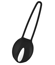 Вагинальный шарик со смещенным центром тяжести Fun Factory Smartball Uno, черный