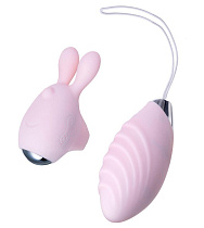 Набор виброяйцо и вибратор на палец JOS Vita, нежно-розовый