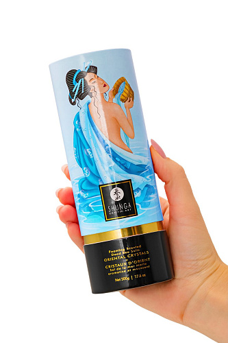 Соль для ванны Shunga Oriental Crystals Искушение океана, 500&nbsp;г