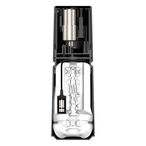 Мастурбатор с&nbsp;вибрацией и&nbsp;эффектом минета Closer, черный