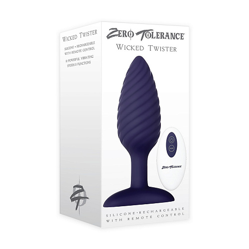 Большая рельефная вибровтулка с ДУ Zero Tolerance Wicked Twister, диам. 4.2 см