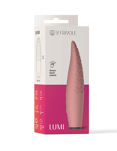 Мини-вибратор с сенсорным управлением Lumi