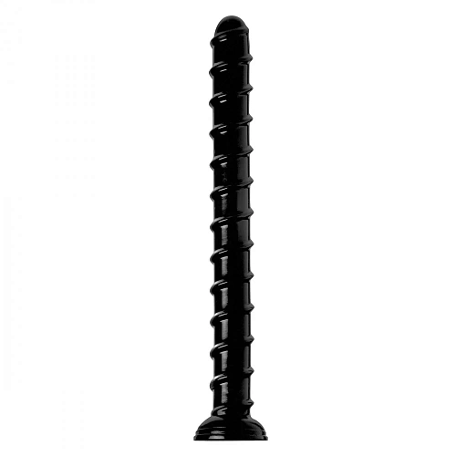 Огромный дилдо-змея Hosed Ribbed Dildo