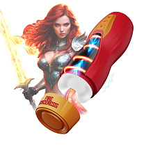 Интерактивный мастурбатор Fire Sorceress Solara вибрация, движение, подогрев