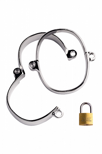 Металлические наручники Toyfa Metal, 5×7 см