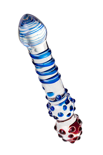 Двусторонний дилдо из&nbsp;стекла Sexus Glass