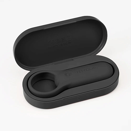 Эрекционное виброкольцо Tenga paiRING+ с&nbsp;усиленной вибрацией, черное